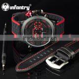 Infantry Fashion Leather Strap Military Led Display Watch thumbnail-5