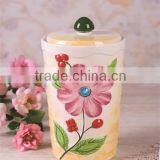 Newest Factory Direct Embossed Ceramic Food Storage Jar thumbnail-1
