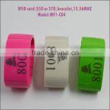Colorful Waterproof Dual Frequency UHF RFID Wristband Reader Card thumbnail-2