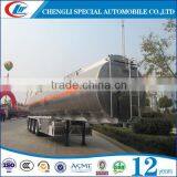China 40tons 3 Axle 50CBM Aluminium Alloy Fuel Tank Trailer for Sale thumbnail-5