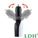 HOT Low Voltage Alarm 3.4A 12v To 5v Universal Mini USB Car Charger 2 USB Charger For Iphone 6 6 Plus 5 Ipad Smart Car Charger thumbnail-5