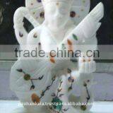 White Marble Goddess Saraswati Statue