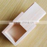 Classical Slide Top Wooden Boxes Unfinished Empty 5x7 Gift Box
