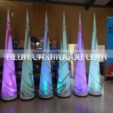Colorful Light Up Inflatable Wedding Cone thumbnail-2