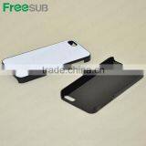 Wholesale Metal Black Color Customed 2D 3D Blank Sublimation Custom New Trend Phone Cases for Iphone 5 thumbnail-5