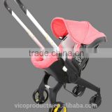 baby carriage with 2 in 1 light weight baby carriage/car seat