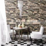 PVC Wood Stone Brick Wallpaper 3D Modern Wall Paper Luxury Classic Vintage Wallpaper Living Room Background Wall Deco