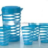 plastic jug set,plastic jug, plastic pitcher