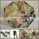 23"x8K 3 Fold Automatic Open and Automatic Close Umbrella