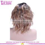 6A Quality Brazilian Virgin Hair Bob Ombre Two Tone Lace Front Wig thumbnail-3