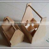 Natural Wholesale Finished Handcrafted Customized Wooden Beer Carrier