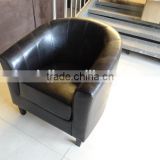 hot sale cheap simple elegent pu leather tub chair