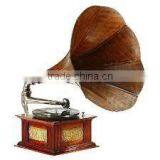 Gramaphone , Wooden Gramaphone thumbnail-1