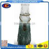 Home Decoration Colored Cheap Glass Flower Vase With Owl thumbnail-1
