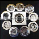 YS Factory Cheap Stainless Steel Perforated Sink Basket Strainer/metal Filter Strainer With Large Wide Rim/drain Strainer Basket