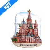 High Quality Moscow Russia 3D Resin Fridge Magnet Church for Sale thumbnail-1