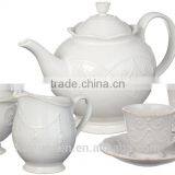 Cheap Sale Classic White Cup & Saucer Set Tea Set thumbnail-1