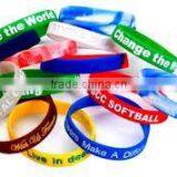High Quality Soft PVC Silicon Bracelet/Wristband thumbnail-4