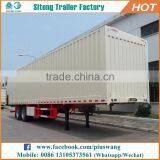 High Quality Enclosed Utility Trailers 3 Axles Cargo Transport Boxed Trailers for Sale thumbnail-2