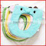 Cute Cartoon Winter Warm Toilet Seat Cover wc Product Bathroom the Thick Toilet Mat Comfortable Mats Set Seat Pad Potty Cover thumbnail-2