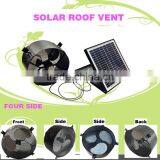 Vent Goods Exhaust Fan Barthroom (gable Fan) Solar Energy Roof Fan DC Solar Power System Home thumbnail-1