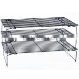 3 Tier Stackable Metal Food Pie Pastry Cooling Display Rack thumbnail-4