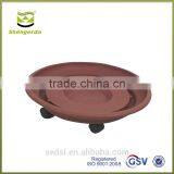 Plastic Saucer With Wheel for Flower Pot thumbnail-1