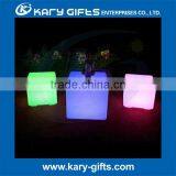 Plastic LED Light Cube Chairs Ottoman Furniture LED Cube Furniture thumbnail-2