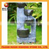 Natural Antiqued Small Garden Stone Water Fountain thumbnail-3