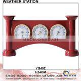 Weather Station With Wood Frame YG402 thumbnail-1