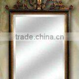 Wooden Classical Hand Carved Wall Mirror, MOQ:1PCS(B70114) thumbnail-1