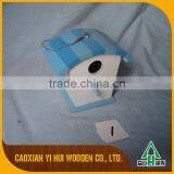 Cooperation Cheap Colorful Natural Wooden Bird House thumbnail-1