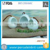 Handmade Egg Shape Ceramic Hanging Flower Pot thumbnail-1
