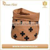 Green Field Nice Print Washable Kraft Paper Storage Bag thumbnail-3
