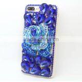 PC +TPU Phone Case Diamond Sticker Phone Hull Protective Back Cover for Iphone 7 7plus thumbnail-1