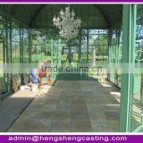 Galvanized Steel Garden Green House / Glass Green House / Conservatory / Sun Room / Gazebo thumbnail-3
