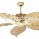 52" Eco-friendly Bamboo Ceiling Fan With Reverse Control thumbnail-1