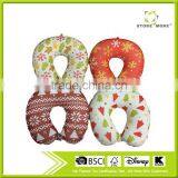 Memory Foam Flower Printing Neck Pillow thumbnail-1
