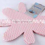 3pc Flower Shaped Printed Coaster/placemat thumbnail-1