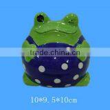 Mini Frog Ceramic Money Piggy Bank for Kids