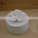 Hand Made Ceramic Jewelery Box With Flower Shape Design thumbnail-4
