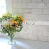 Top Quality Indoor Design Natural Stone Promotion White Marble Tile thumbnail-2