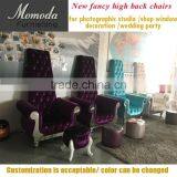 YM02 Royal Dubai High Back Cheap King Throne Chair thumbnail-2