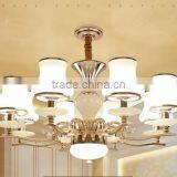 M963 Momoda Decorations European Simple Crystal Modern Living Room Bedroom Lighting Chandelier Pendant Lamp thumbnail-1