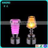 Hight Rechargable Battery Operated Wedding Party Night Club Bar Glowing Light up Led Portable Candle Table Lamp thumbnail-4