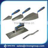 5 Pieces Soft Grip Bricklaying Trowel Set, Bucket, Gauging, Pointing, Plastering Trowel Set