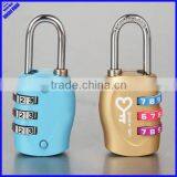 3 Digit Zinc Alloy Decorative Travel Password Code Lock