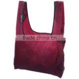 NEW Eco Friendly Ripstop Nylon Foldable Reusable Bag Grocery Shopping Tote Bag With Hook and Loop on the Top of the Handles thumbnail-6