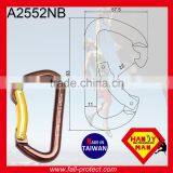 28KN Mountain Climbing Bent Gate Aluminum Carabiner For Rescue thumbnail-4