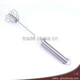 Stainless Steel Butterfly Shaped Rotary Egg Whisk thumbnail-1